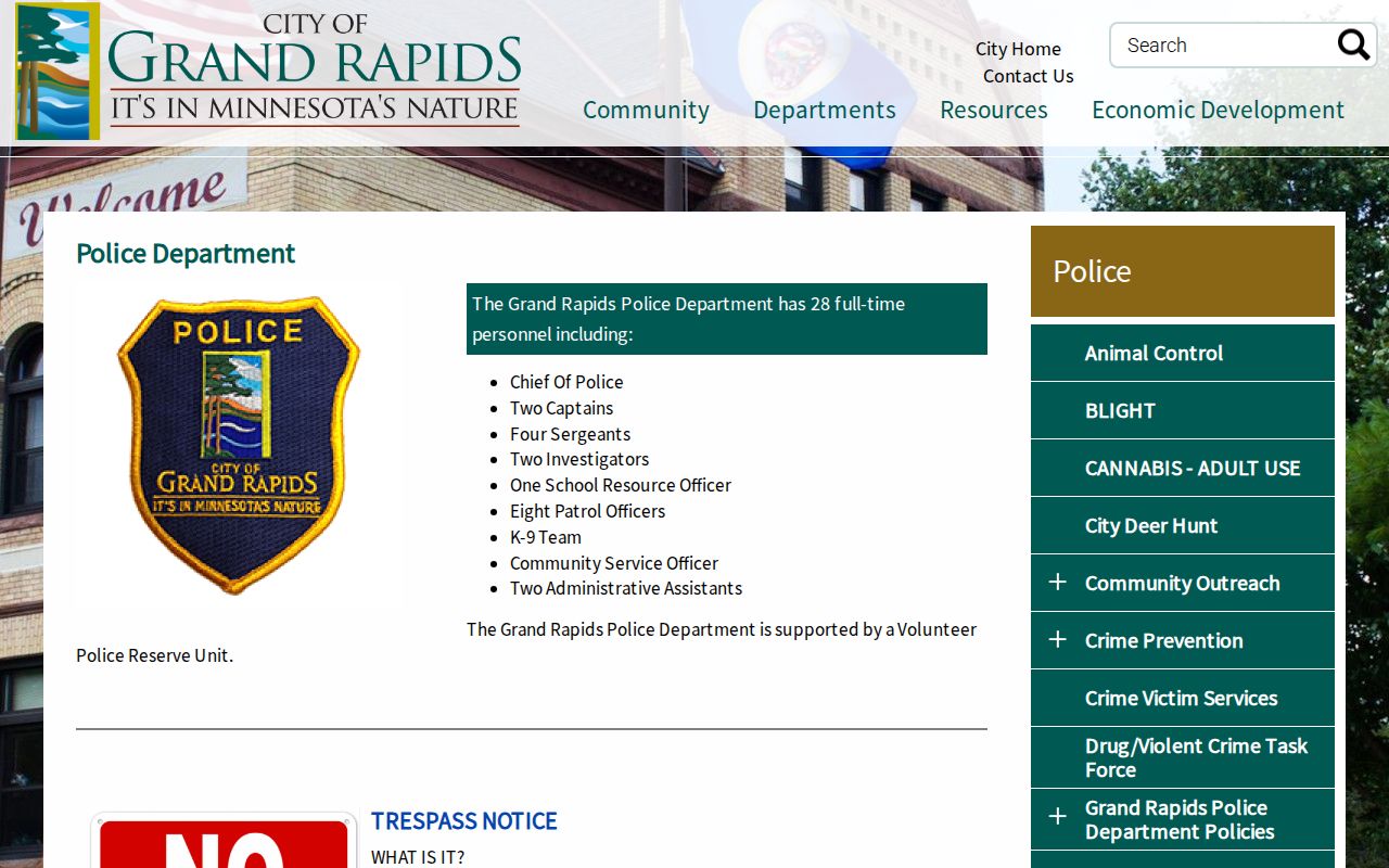 Grand Rapids Police Department booking-record access